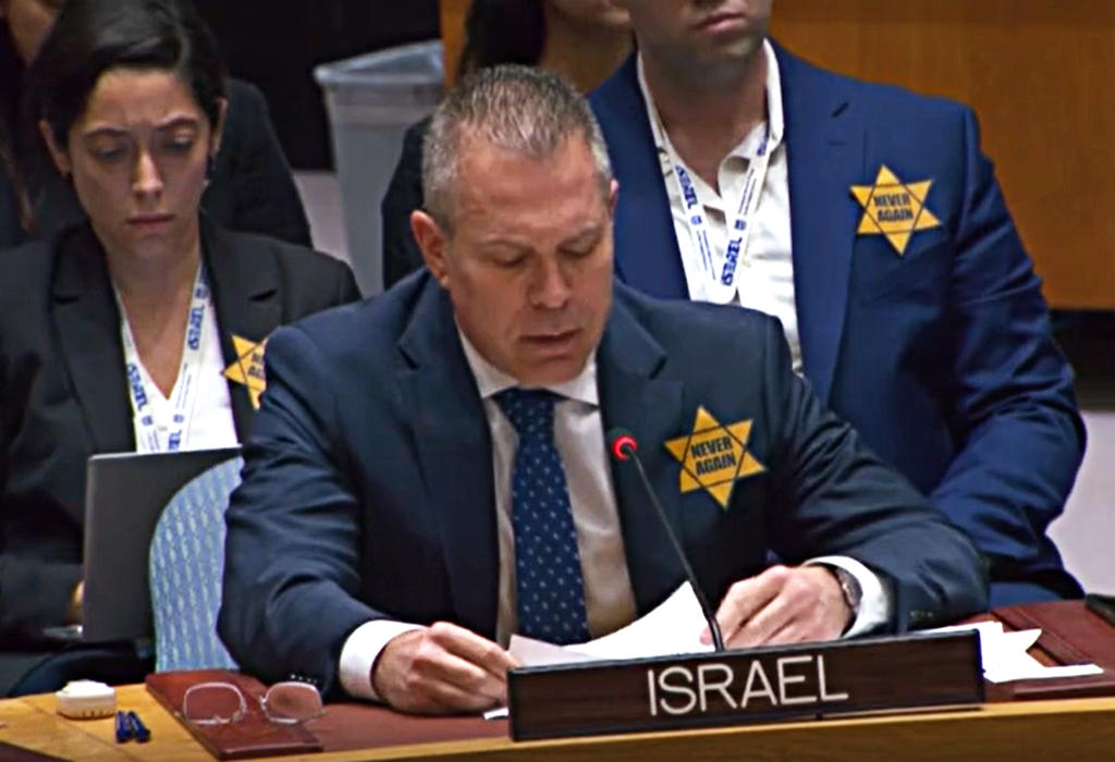 Predstavnici Izraela na sastancima UN-a nose žutu zvijezdu