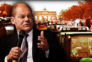 Olaf Scholz protesti farmera u Njemackoj