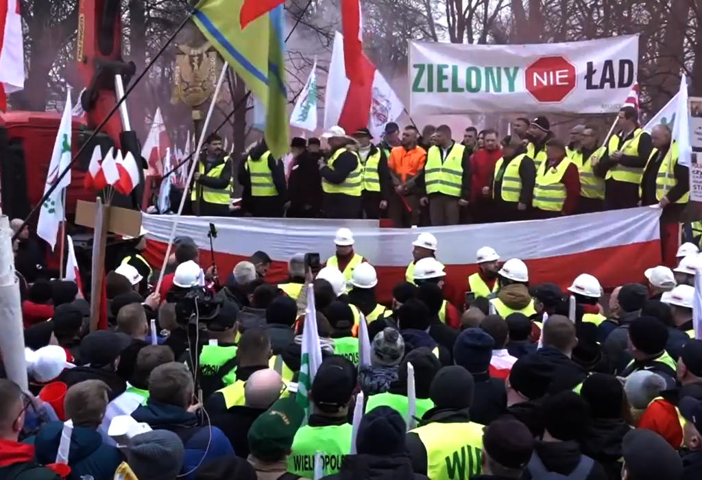 Poljska - Prosvjed poljoprivrednika