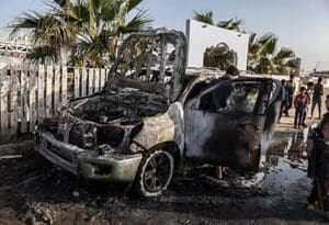 Napad na konvoj pomoci u Gazi