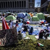Propalestinski prosvjedi na Columbia kampusu