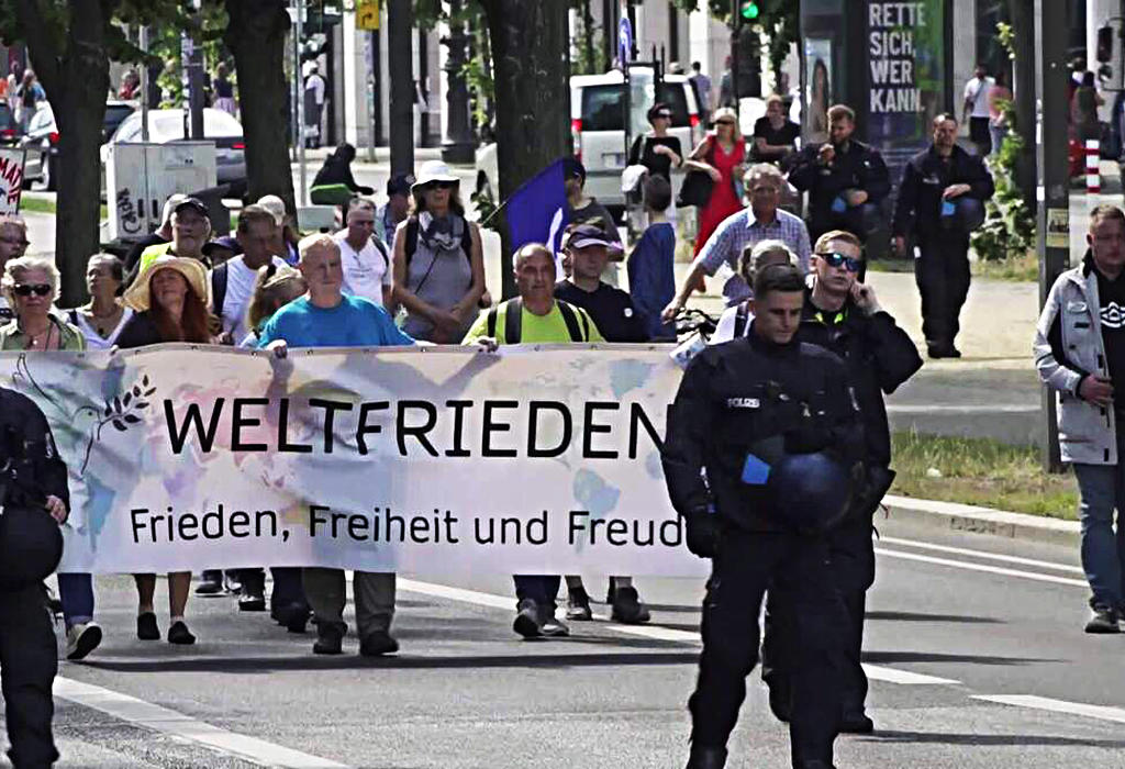 Prosvjedi u Berlinu protiv pomoci Ukrajini