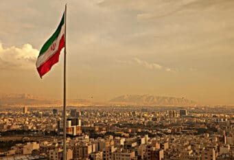 Iran zastava Teheran