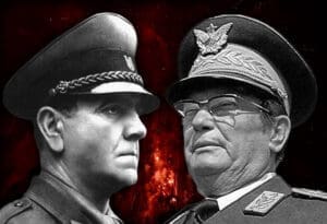 Ante Pavelić i Josip Broz Tito