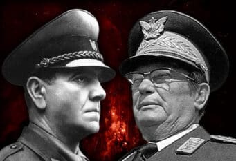 Ante Pavelić i Josip Broz Tito