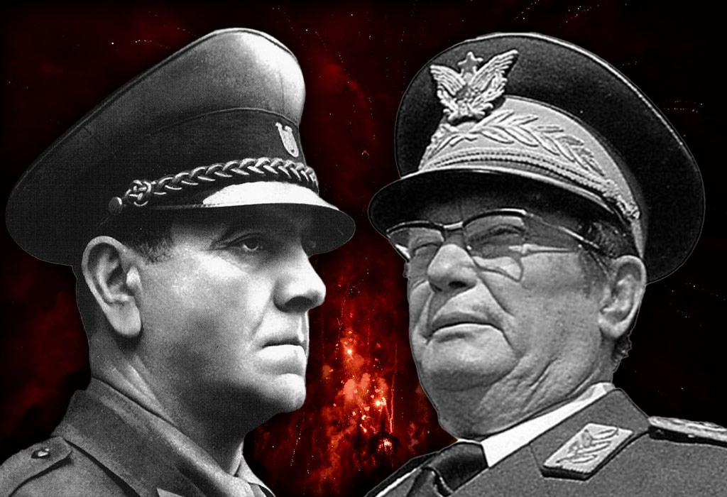 Ante Pavelić i Josip Broz Tito