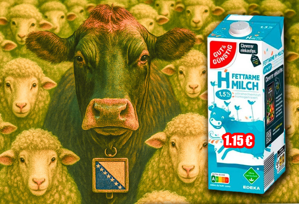 Cijena mlijeka u BiH