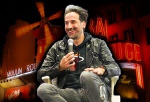 Kožna jakna - Uske hlače i minđuše