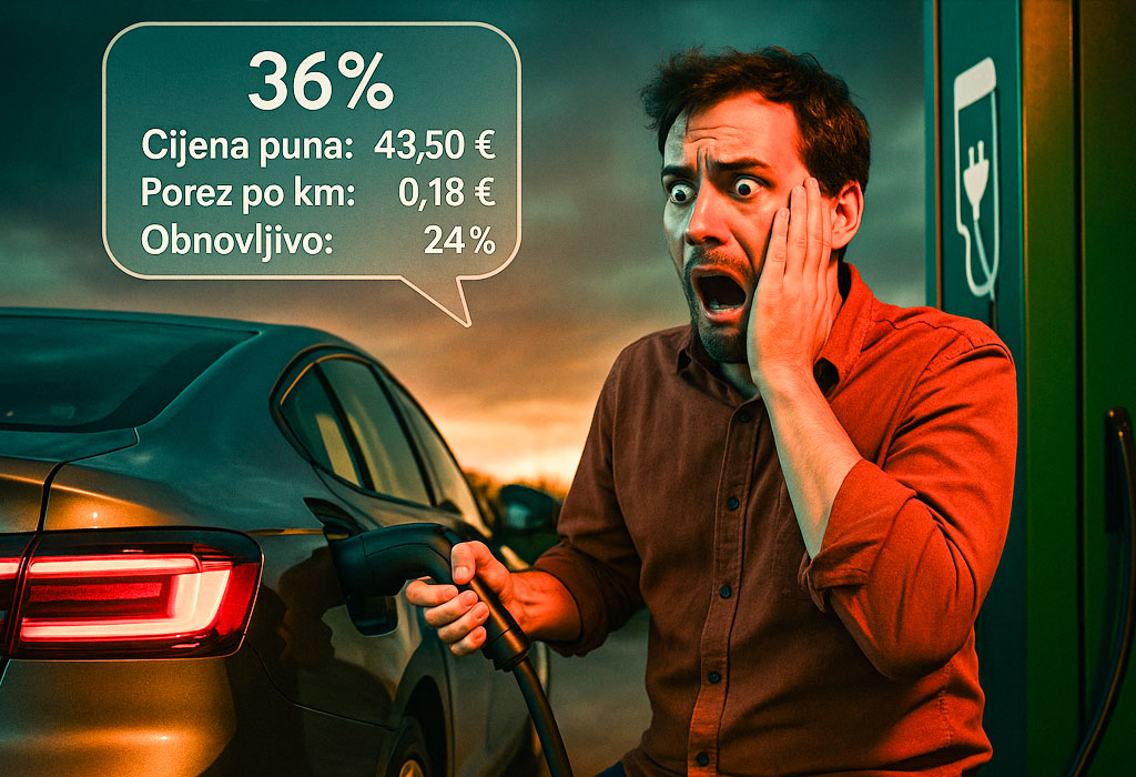 Porez na struju za električne automobile