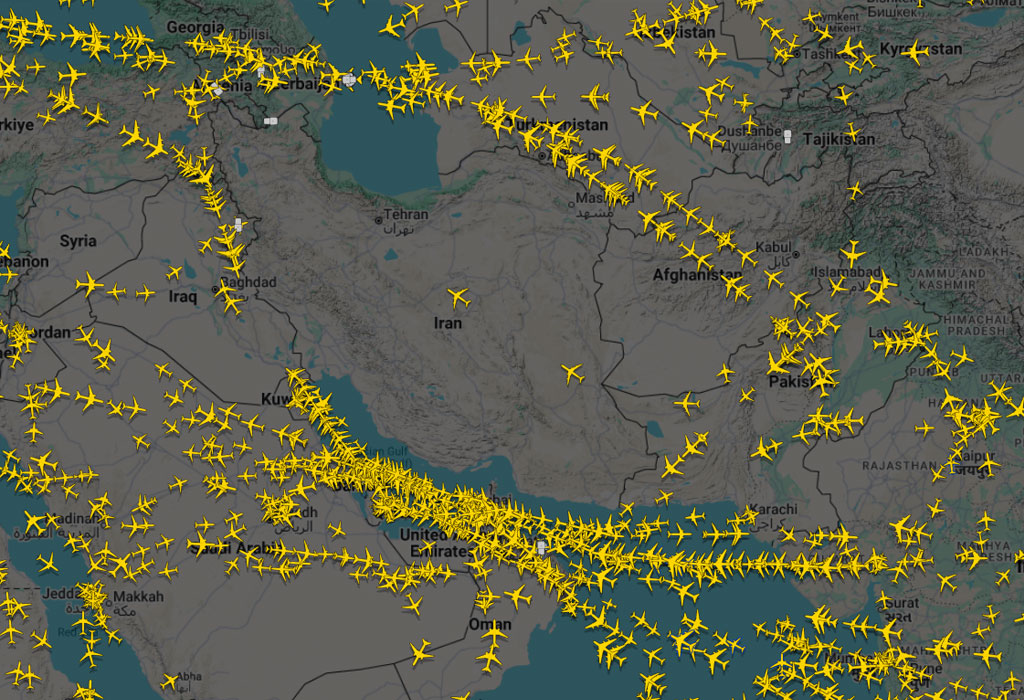 Dva kineska zrakoplova iznad Irana