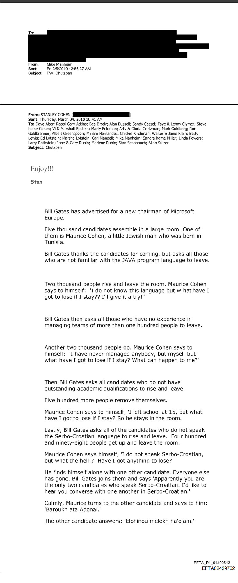 E-mail Stenleya Cohena