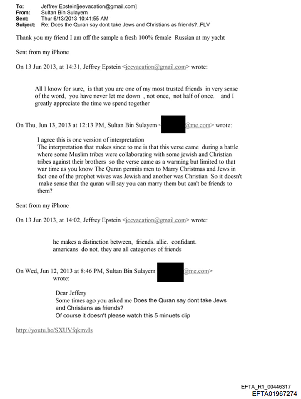 Sultan Bin Sulayem, Epstein i Ruskinje