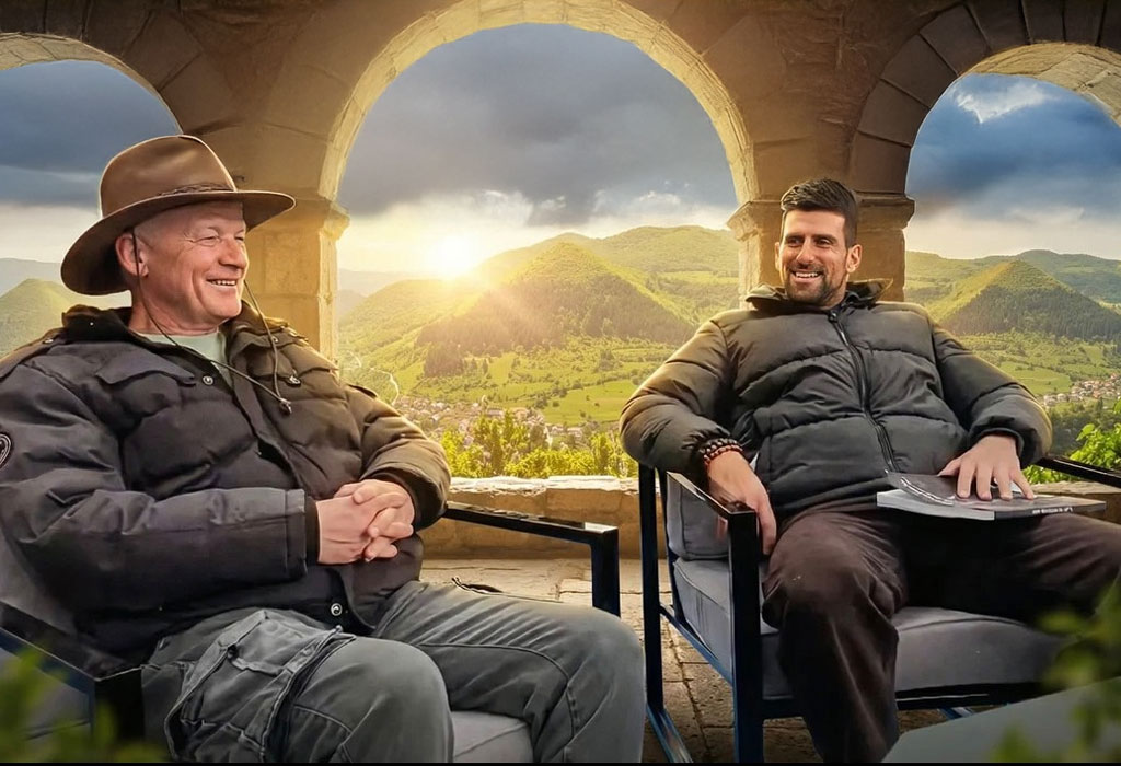 Semir Osmanagić i Novak Đoković