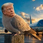 Trump se usro ko grlica