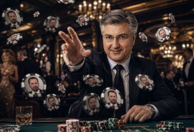 Andrej Plenković žetončića