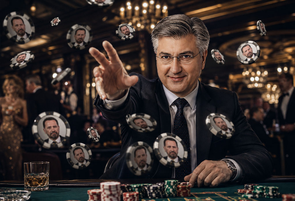 Andrej Plenković žetončića