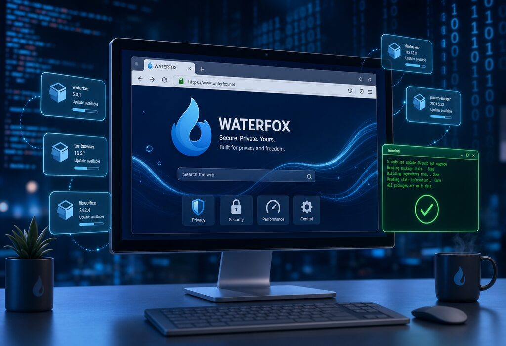 iDeal OS donosi Waterfox i službeno spremište paketa