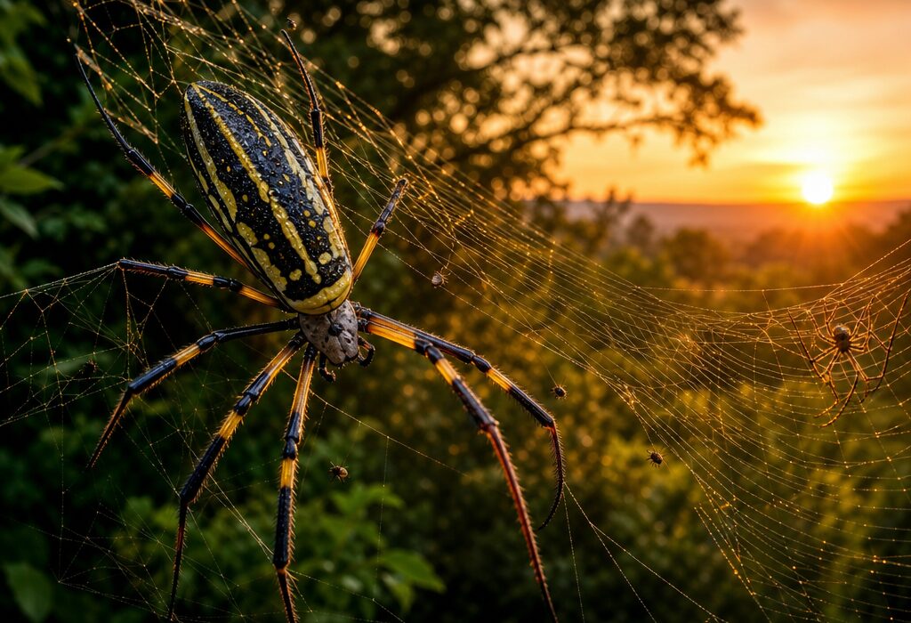 Invazivni pauk Joro ne prijeti domaćim paucima