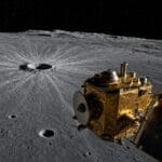 Južnokorejska sonda snimila krater od udara rakete Falcon 9