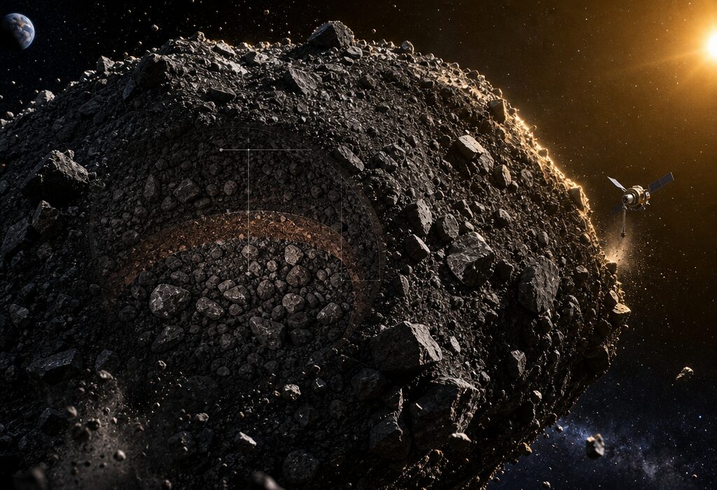 Asteroid Bennu slabiji od mljevene kave
