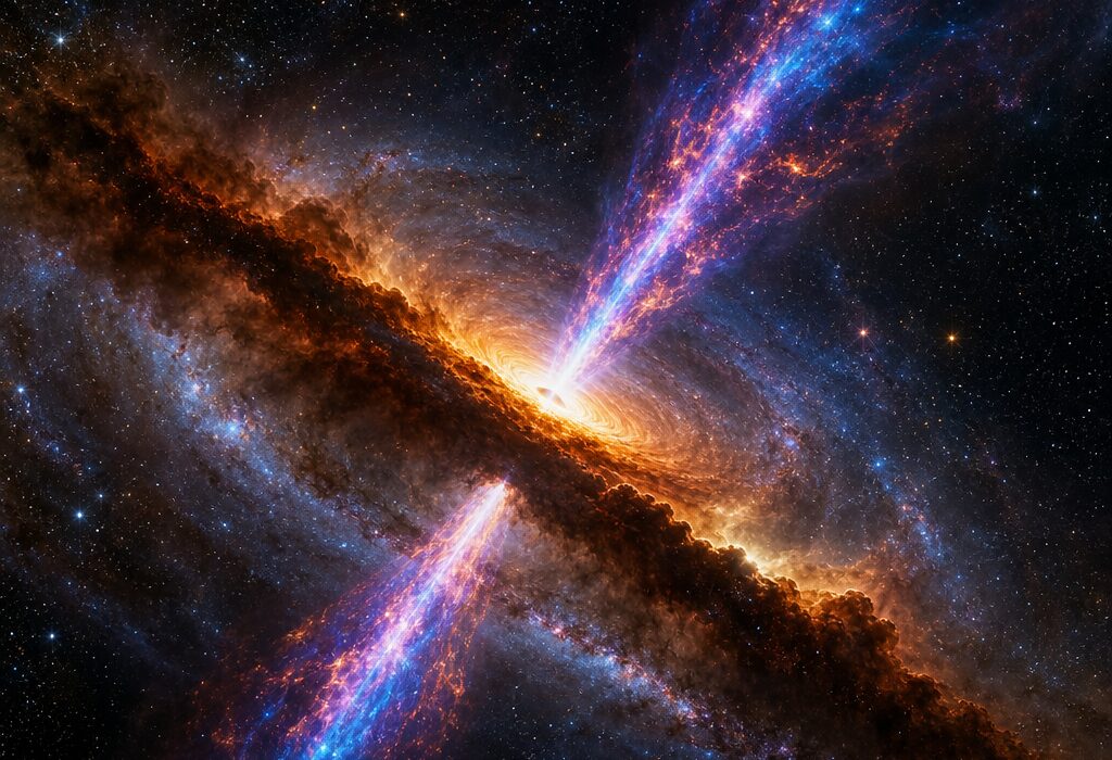 Crna rupa u galaksiji NGC 1068 izbacuje plin do sto puta snažnije nego što se mislilo