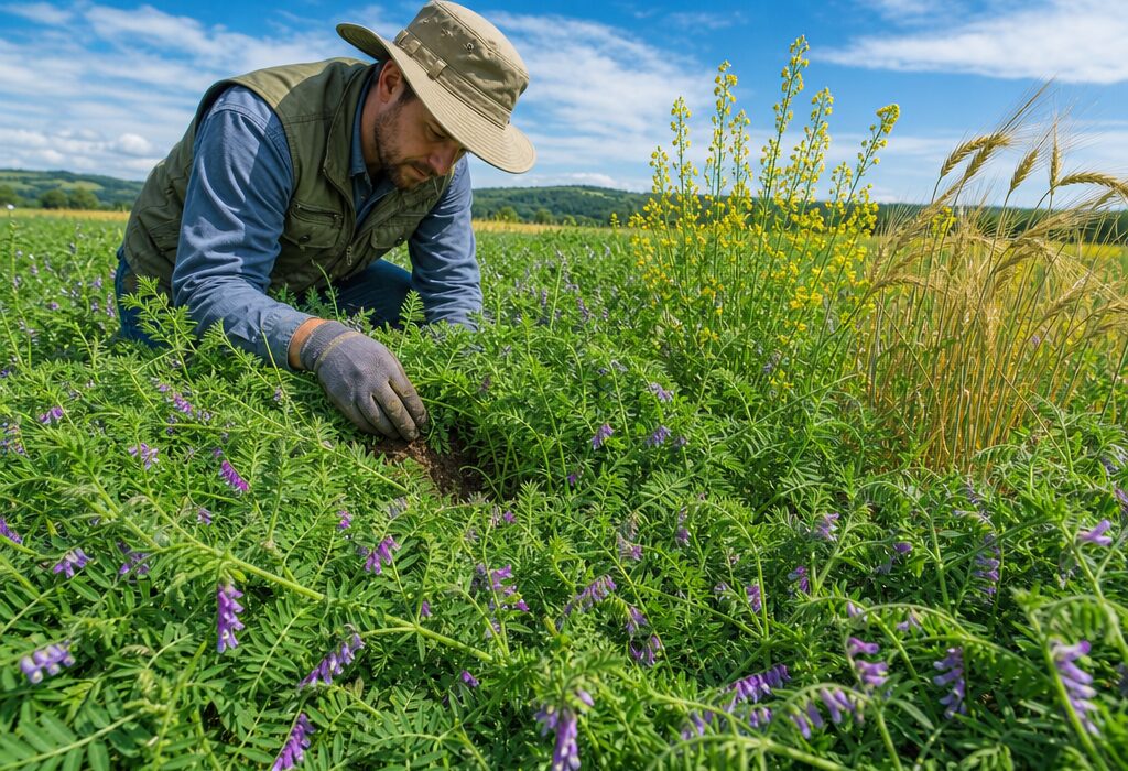 Dlakava grahorica uspješno zamjenjuje herbicide u suzbijanju korova