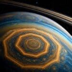 Hubble otkrio deseterokutni val na Saturnovom južnom polu