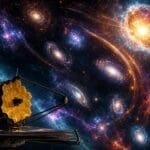 James Webb lovi devet najstarijih galaksija uz pomoć kozmičke sreće