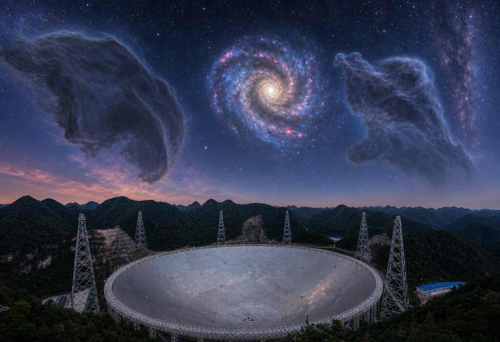 Kineski teleskop otkrio misteriozne oblake bez zvijezda