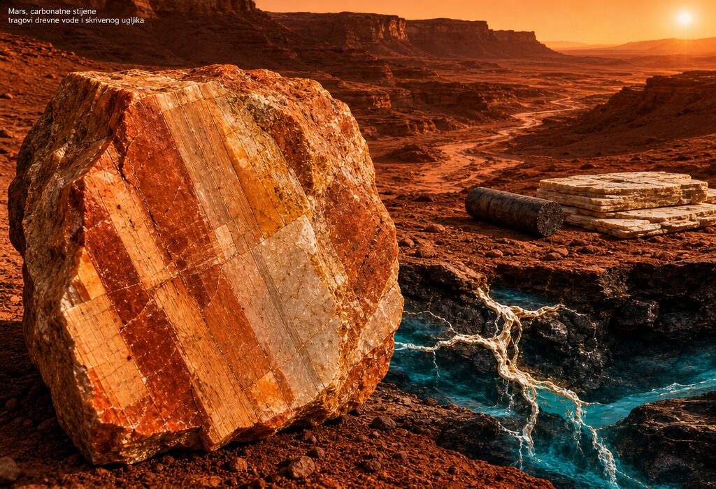 Mars je možda zakopao ugljik umjesto da ga izgubi