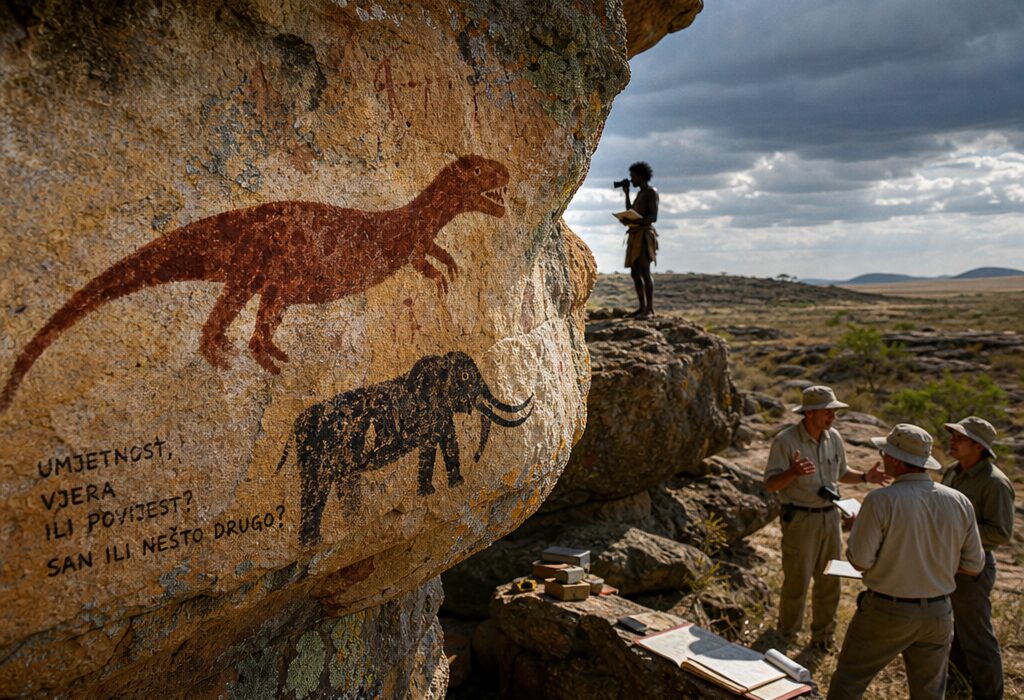 Zapadni znanstvenici stvarali mit o dinosaurusima u južnoafričkoj umjetnosti