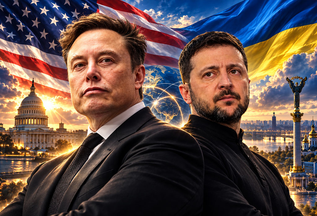 Musk i Zelenski